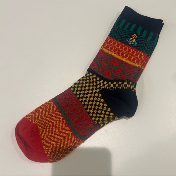 Vivienne Westwood Multicolor Geometric Socks - Picture 4 of 4